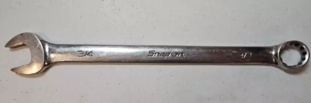 Snap-On Tools OEX24B 3/4" 12-Point SAE Flank Drive Combination Wrench