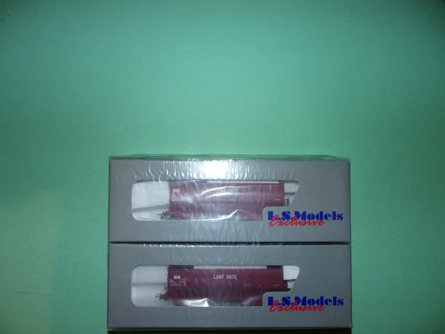 LS MODELS coffret 2 wagons minéraliers DMH SIMOTRA 30042 NEUF
