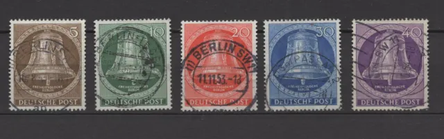 Berlin Mi Nr 101 - 105, Freiheitsglocke (III)  gestempelt  #p455