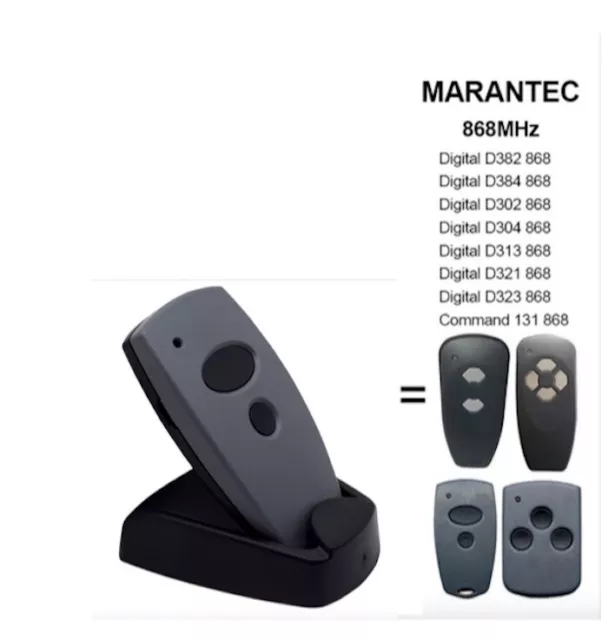 MARANTEC Digital D302, D304 868 Remote Control Key Fob Duplicator 868.35MHz.