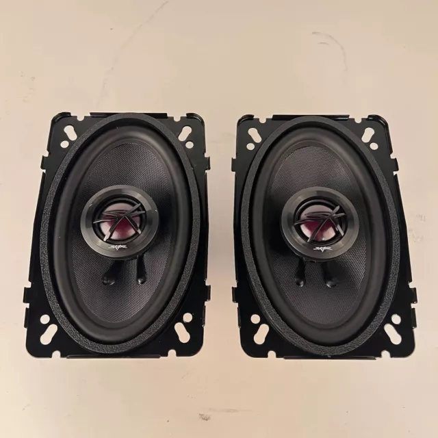 Used Skar Audio Tx46 4" X 6" 2-Way 140 Watt Coaxial Car Speakers - Pair