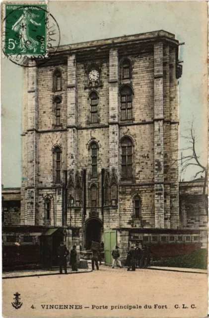 CPA Vincennes Porte principale du Fort (1346871)