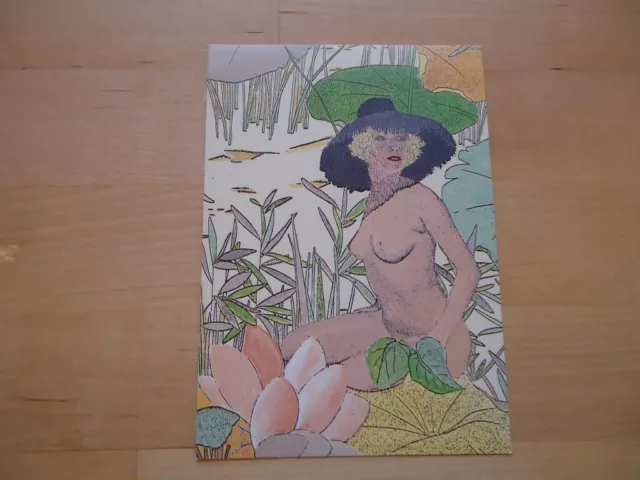 Cpm Carte Postale Illustrateur Jacques Charpentier Tirage Limite & Signe Nude