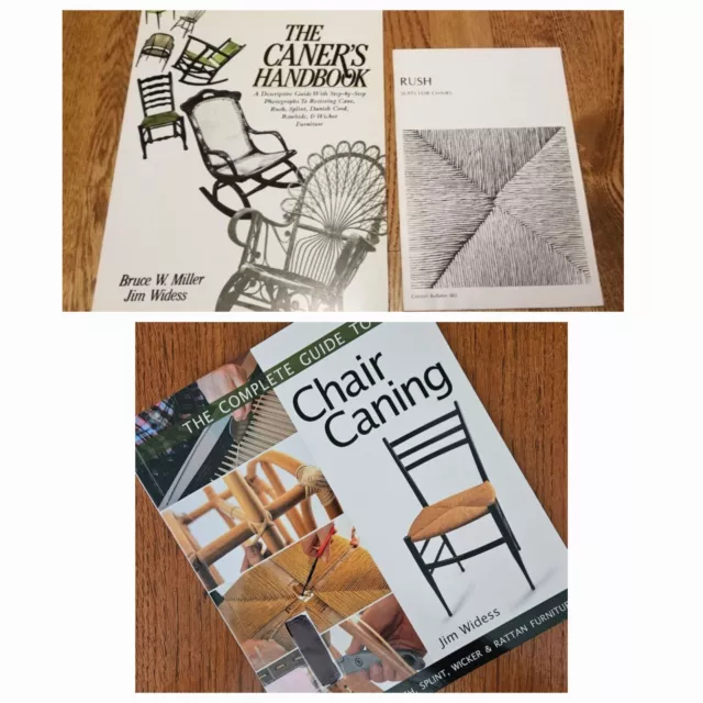 Complete Guide Chair Caning, Handbook Restoring Cane Wicker, RUSH Seat Chairs