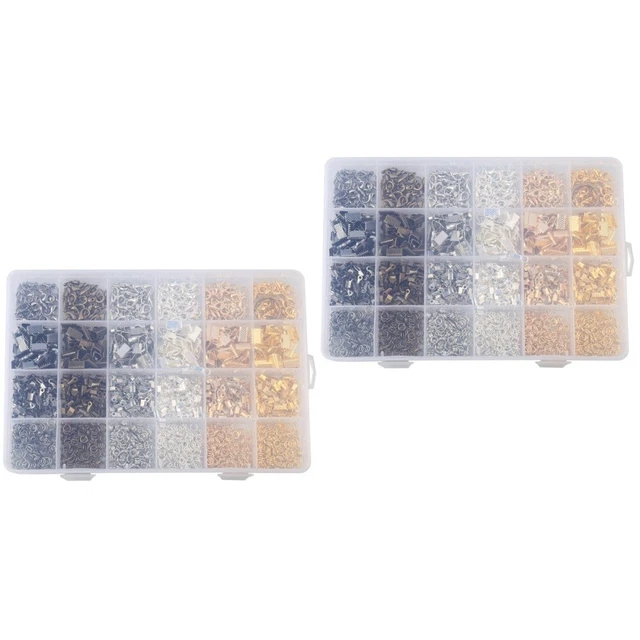 2 piezas hágalo usted mismo fabricación de joyas kit de anillos de salto clacs cinta engarce