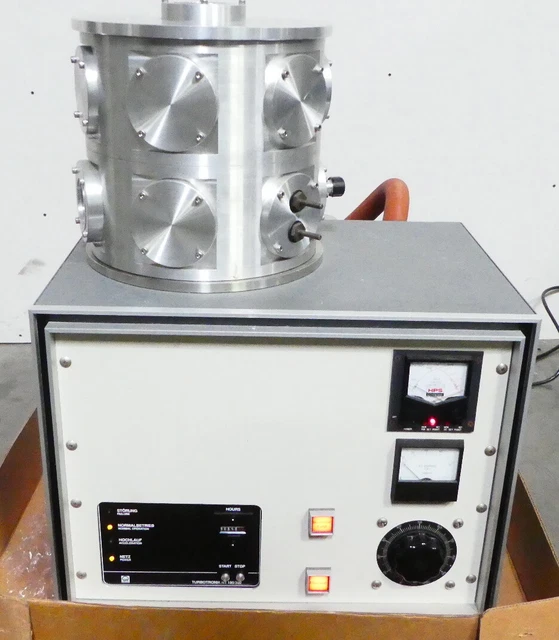 R187973 Leybold Turbotronic NT 150/360 Sputtering System w/ Turbo & Vacuum Pumps