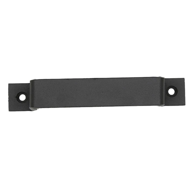 Iron Sliding Barn Door Handle Rustic Pull Flush Gate Garage Hardware with Screws