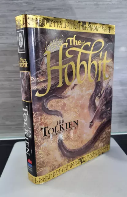 J.R.R. Tolkien THE HOBBIT Illustrated by Alan Lee Harper 1997 New