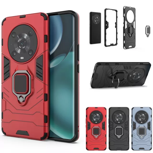 For Honor Magic 4 5 Lite Pro 5G Case Shockproof Stand Ring Holder Phone Cover