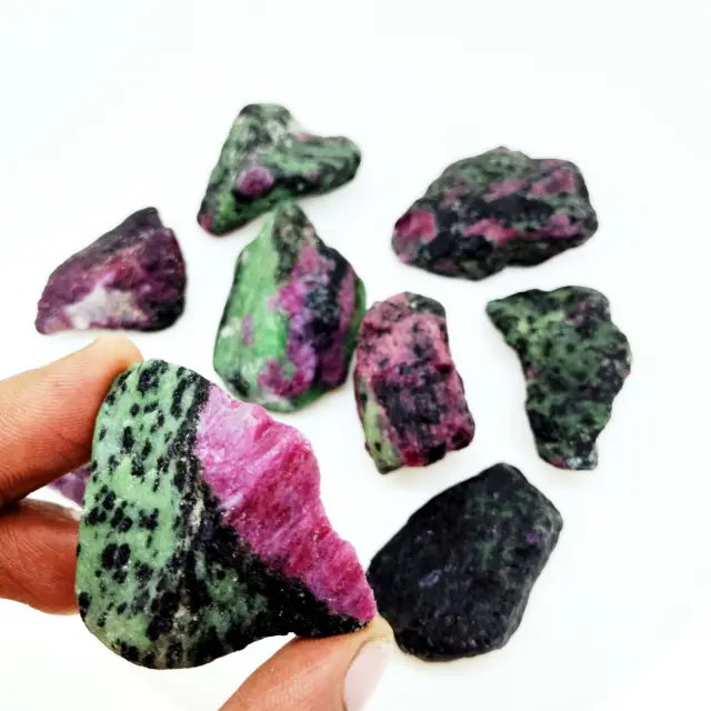UNTREATED Natural 1387 Cts Tanzanian Ruby in Zoisite Uncut Certified Rough Lot