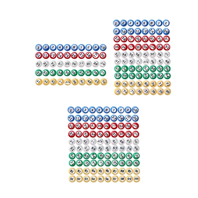 Bingo Ball Tally Ball Universal Replacement Parts Supplies Durable Calling Balls