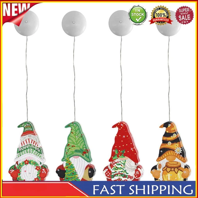 5D DIY Special Shape Diamond Painting Goblin Crystal Diamond LED Hanging Light