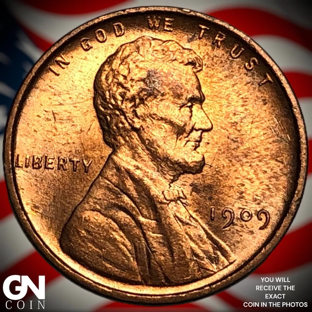 1909 VDB Lincoln Cent Wheat Penny  Q5585