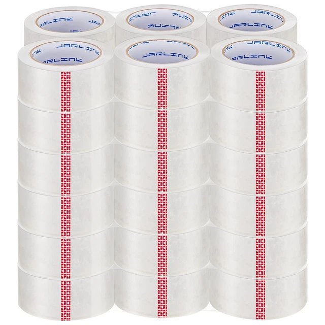 Clear Packing Tape (36 Rolls), Heavy Duty Packaging Tape for Shipping...