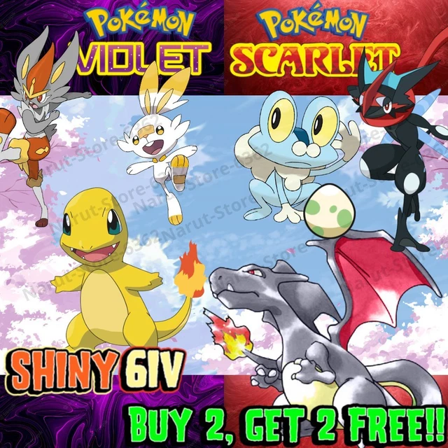 Pokémon Gromago Shiny 6IV FR Pour Pokémon Écarlate/Violet Sur Nintendo Switch - Neuf Scellé