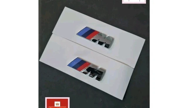 GENUINE NEW BMW M WING BADGE Wing Emblem For All 1 2 3 4 5 Series M