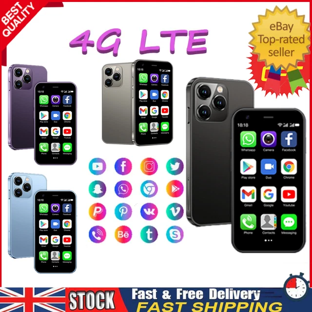 Pocket Android Phones UNLOCKED SUPER MINI Mobile Phone Android 4G Dual Sim Small Pocket Smart ...