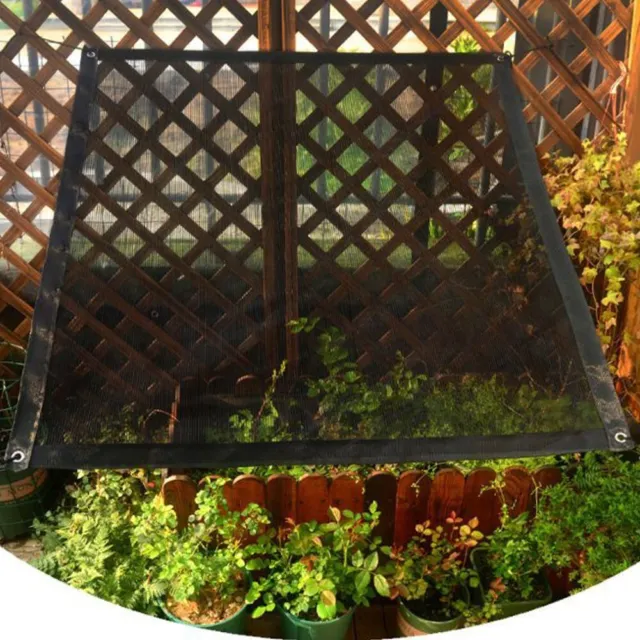 Jardín UV protector solar paño neto PE cubierta toldo de terraza cubierta