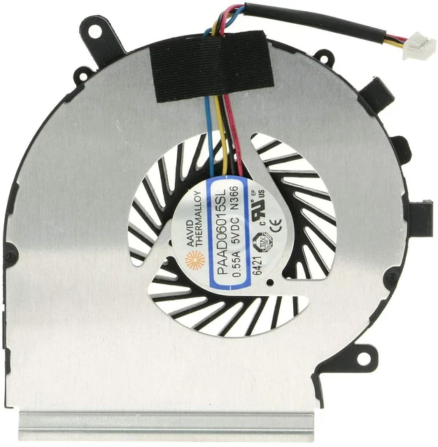 Ventole CPU + GPU per MSI GE62VR GE72VR 4 pin