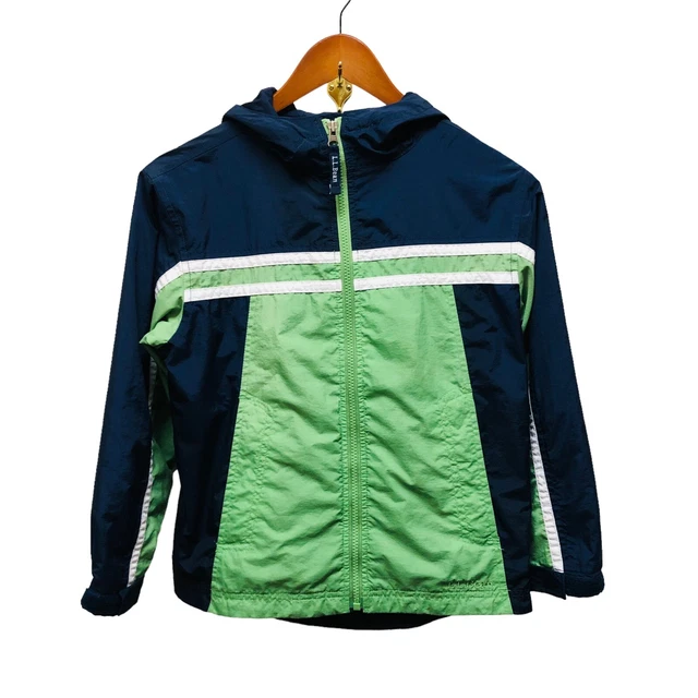 LL Bean Nylon Full Zip Jacket Kids Boys S/8 S12