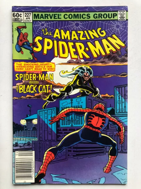 Amazing Spider-Man #227 Comic 1982 - Marvel Comics - Peter Parker Black Cat