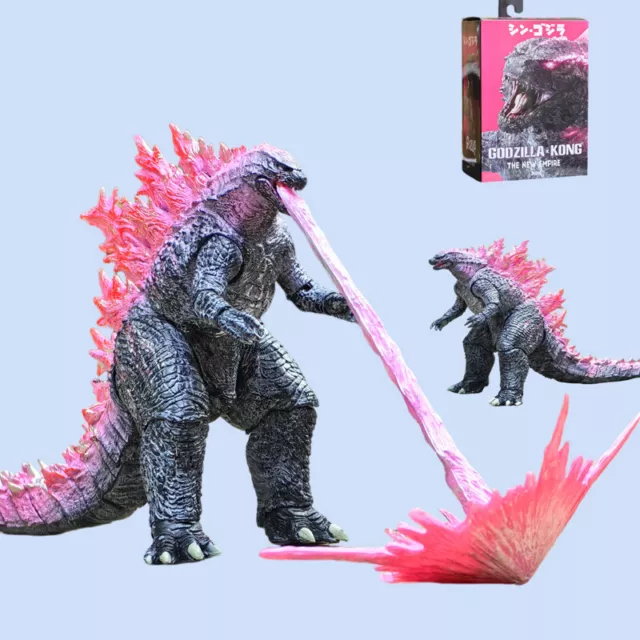 2024 Godzilla Toys 7" Purple Evolution Atomic Spit Godzilla Movable Figure NEW