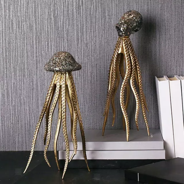 Mer /Squid Figurine Ornement Décor Cadeau Miniature Maison Collection