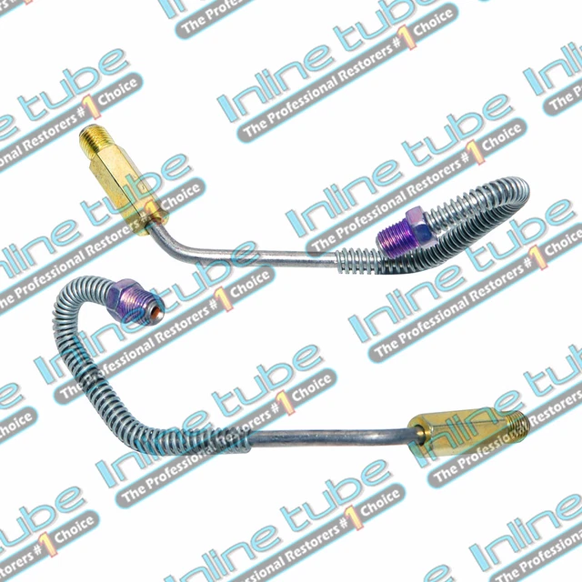 69-72 A-Body Front Drum Brake Hose To Wheel Cylinder Fluid Transfer Tube Line