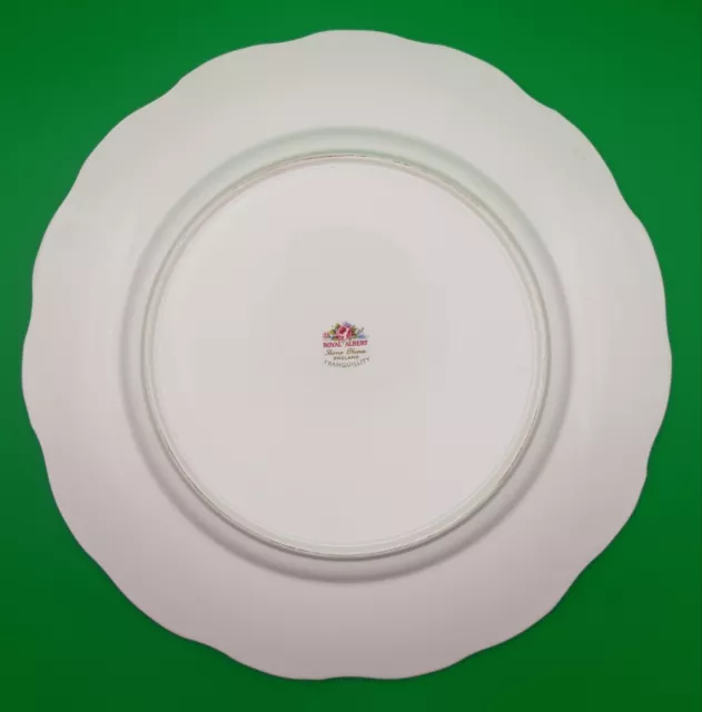 Vintage (1969) Royal Albert Tranquillity Dinner Plate (Size: 10.25" / 260mm) 2