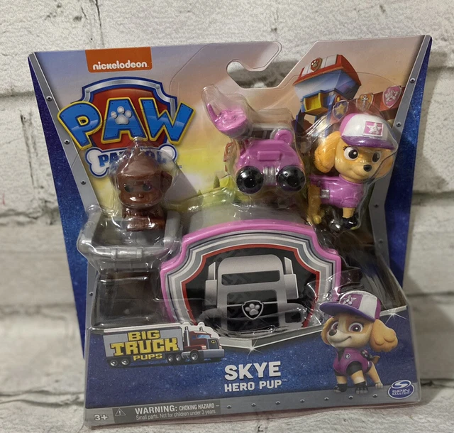 Nickelodeon Paw Patrol  Skye Hero Pup With Pet Monkey Big Truck Pups