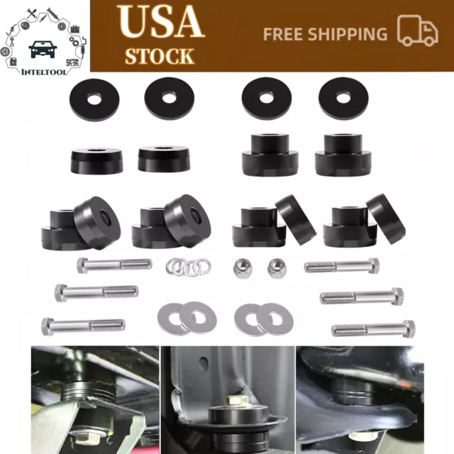 134-10005 Billet Aluminum Body Mount Bushings for Camaro Nova Chevy II 1968-1981