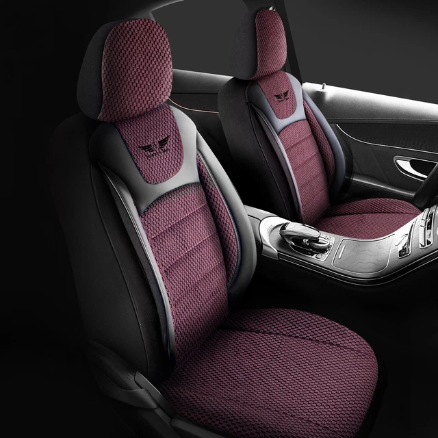 Housses De Siège Auto Pour VW T-Cross 2019-2025 - Protection 360°, Antidérapantes, Respirantes, Compatibles Airbags - 4 Saisons