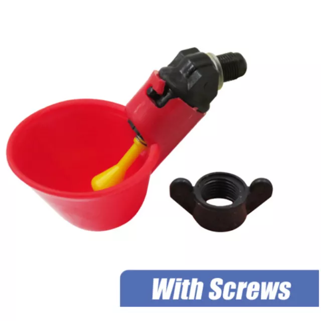 Auto Buveur Mangeoire Raccord Poulet Oiseau Volaille Eau Potable Tasses Lot No ,