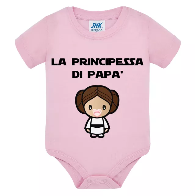 BODY NEONATO la principessa di papà STAR WARS tribute divertente idea regalo