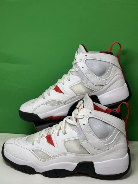 Size 12- Air Jordan Jumpman Two Trey White University Red