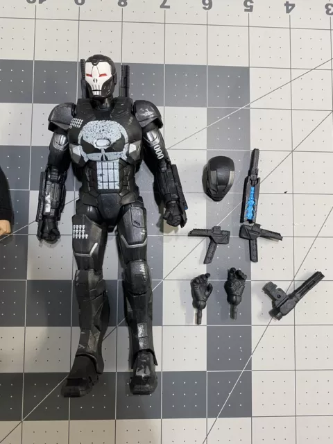 Marvel Legends Punisher War Machine With Custom Head 1/12 Scale