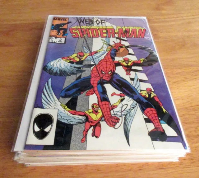 Lot of *15* SPIDEY Books! WEB OF SPIDER-MAN ≈ #2-59 +Annual #1 (1985) VF/NM