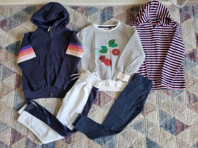 Maglione da jogger 2 ragazze taglia 9-10 anni abiti casual Next Converse