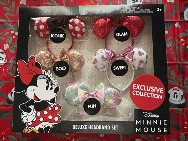 Disney Exclusive Collection Minnie Mouse Deluxe Headband Set - 5 Ears