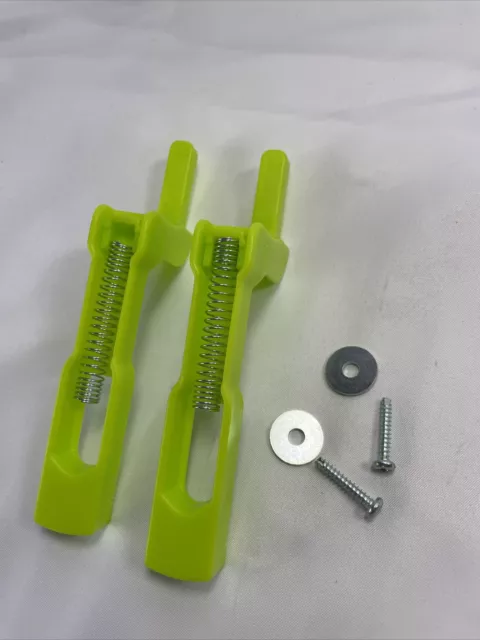 Evenflo Exersaucer Lock Triple Fun Replacement Part green leg spring set of 2