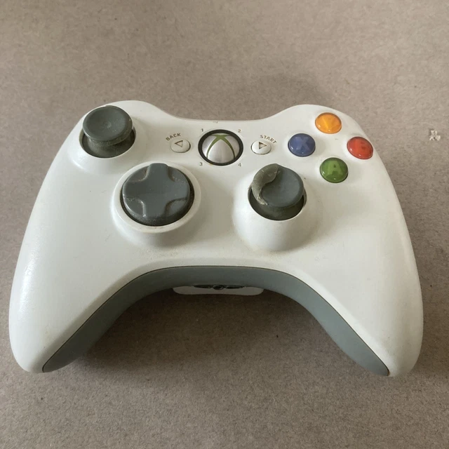 Microsoft - XBOX 360 - Manette Blanche sans fils