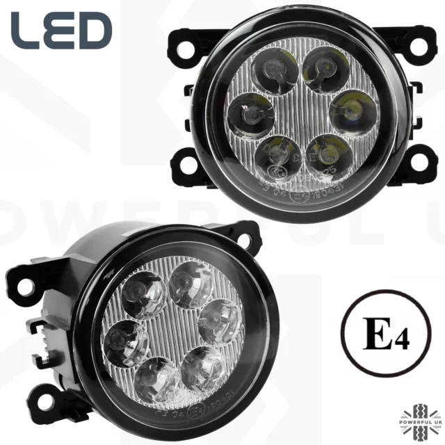 Front LED Fog Light Kit PAIR for Nissan Navara D40 Pickup Bumper Spot Lamp