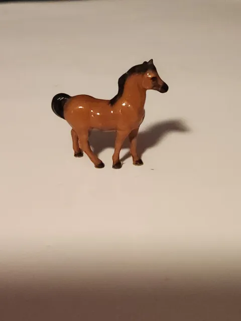 Hagen Renaker Miniature Mini Mini Ceramic Stallion arabian Bay Horse  Figurine