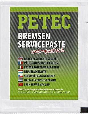 5g PASTA SERVIZIO FRENI ANTICIGOLIO PETEC PASTA DI MONTAGGIO