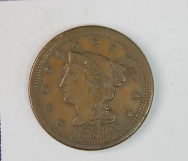 Braided Hair (1839-57), Large Cents, Coins US, Coins & Paper Money -  PicClick