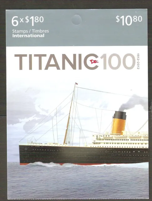 BK486   $1.80  " Titanic "    Booklet of 6