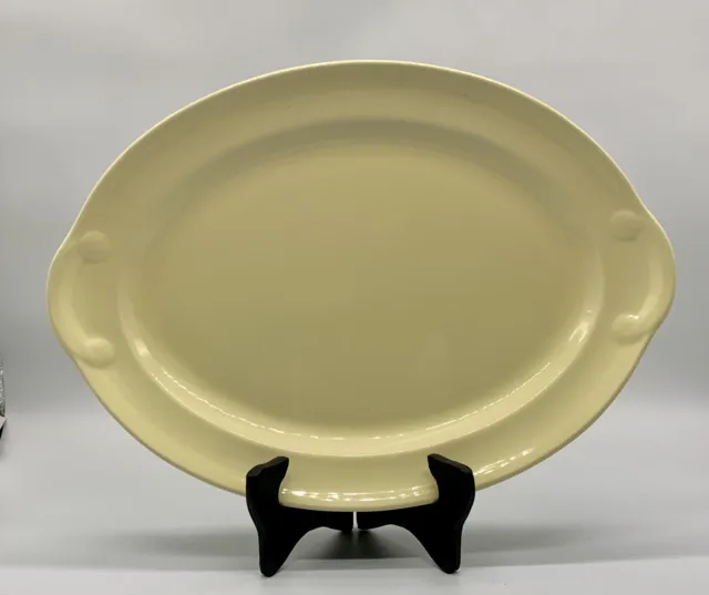 Vintage  1940s Taylor Smith & Taylor LU-RAY Pastels Yellow Platter