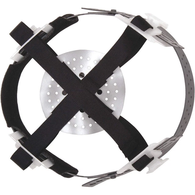 CONDOR 52LD17 Hard Hat Suspension,4-pt. Pinlock