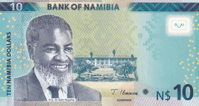 NAMIBIE Billet 10 Dollars 2021