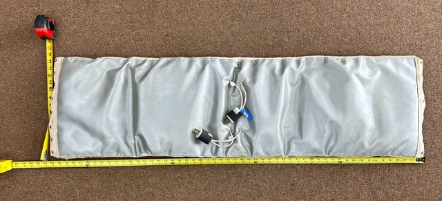 Chemglass heating mantle, upper portion, for unjacketed cylindrical vessel.